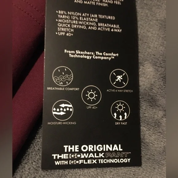 Sketchers GoFlex Go walk pants. NWT - Picture 5 of 7